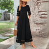 Women's Empire Waist Midi Wedding Guest Dress
