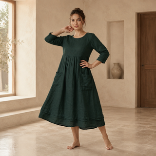 Women’s Elegant Linen Summer Dress