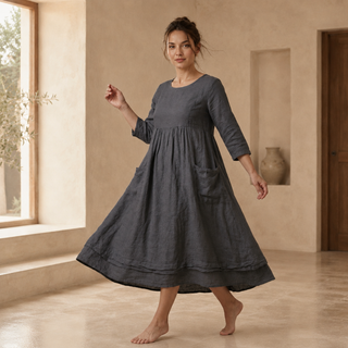 Women’s Elegant Linen Summer Dress