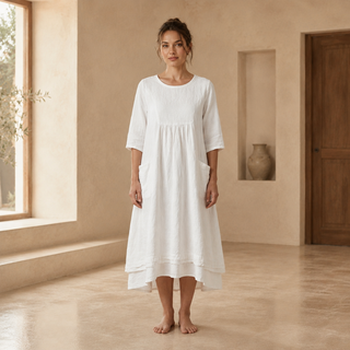 Women’s Elegant Linen Summer Dress