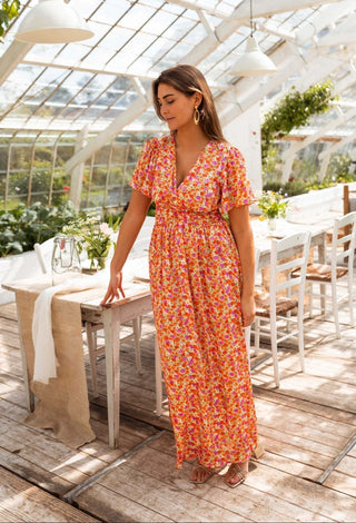 Women's Flowing Maxi Dress – Elegant Summer Evening Dress