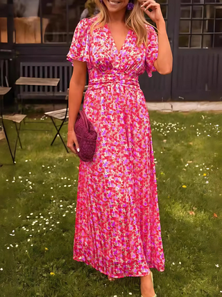 Women's Flowing Maxi Dress – Elegant Summer Evening Dress