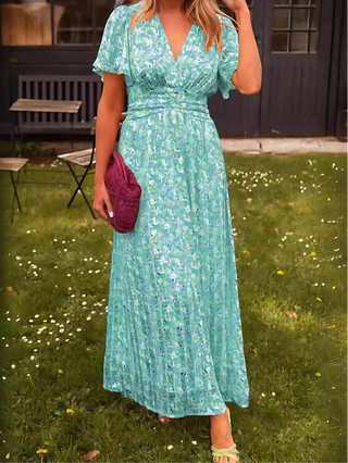 Women's Flowing Maxi Dress – Elegant Summer Evening Dress