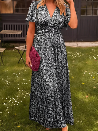 Women's Flowing Maxi Dress – Elegant Summer Evening Dress