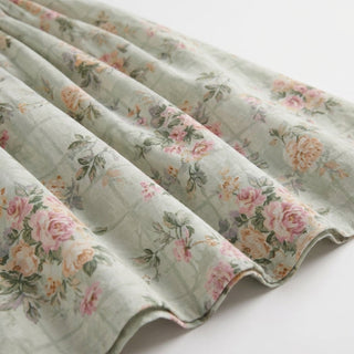 Women's Elegant Floral Midi Dress – Sweetheart Neckline & Spaghetti Straps for Wedding Guests