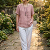 Women's High-Low Hem Summer Top, Plus Size Available