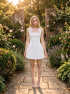 Women's Elegant Halter Neck Mini Dress A Line