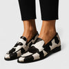 Women's Elegant Polka Dot Slip-On Loafers