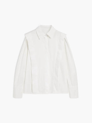 Women's Elegant Boxy Blouse – Button-Down Square Cut for Office & Casual Wear