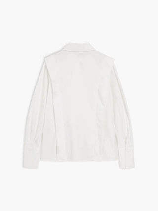 Women's Elegant Boxy Blouse – Button-Down Square Cut for Office & Casual Wear