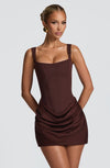 Women's Bodycon Square Neck Mini Dress