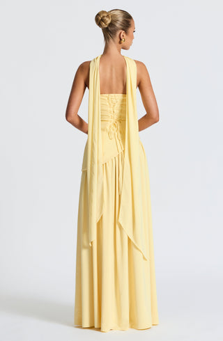 Women's Elegant Strapless Maxi Dress – Lightweight Flowing Silhouette for Weddings & Formal Events