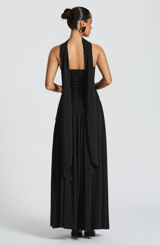 Women's Elegant Strapless Maxi Dress – Lightweight Flowing Silhouette for Weddings & Formal Events