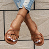 Women's Elegant Crossover Strap Sandal