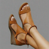 Women's Elegant Open Toe Wedge Sandal