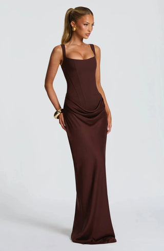Women's Elegant Black Bodycon Dress – Backless Fitted for Weddings & Evening Events